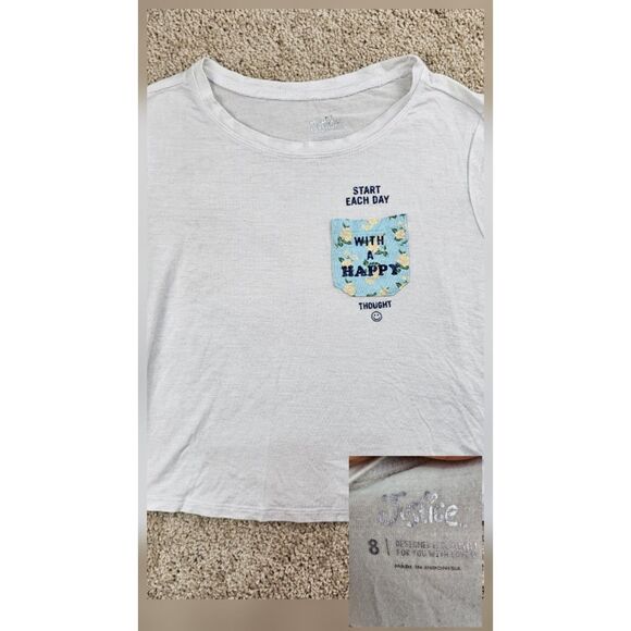 Justice Collection of Various Tops Flannel Hoodie T-Shirts Girls Size 8 - Picture 3 of 13